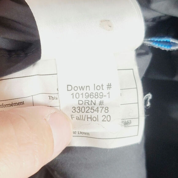 EDDIE BAUER 800 GOOSE DOWN FILLED VEST IN BLACK, SZ 2XL - Picture 6 of 15